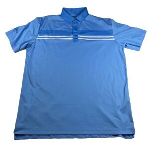 Callaway‎ Opti-Dri Golf Polo Shirt Men's Large Blue Short Sleeve Performance
